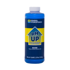 General Hydroponics pH Up Liquid Quart