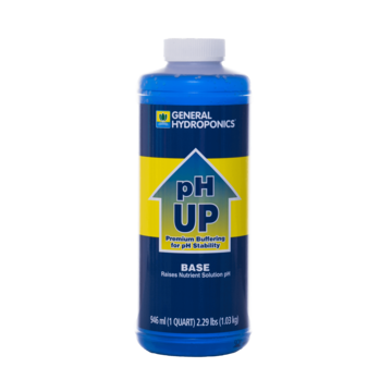 General Hydroponics pH Up Liquid Quart