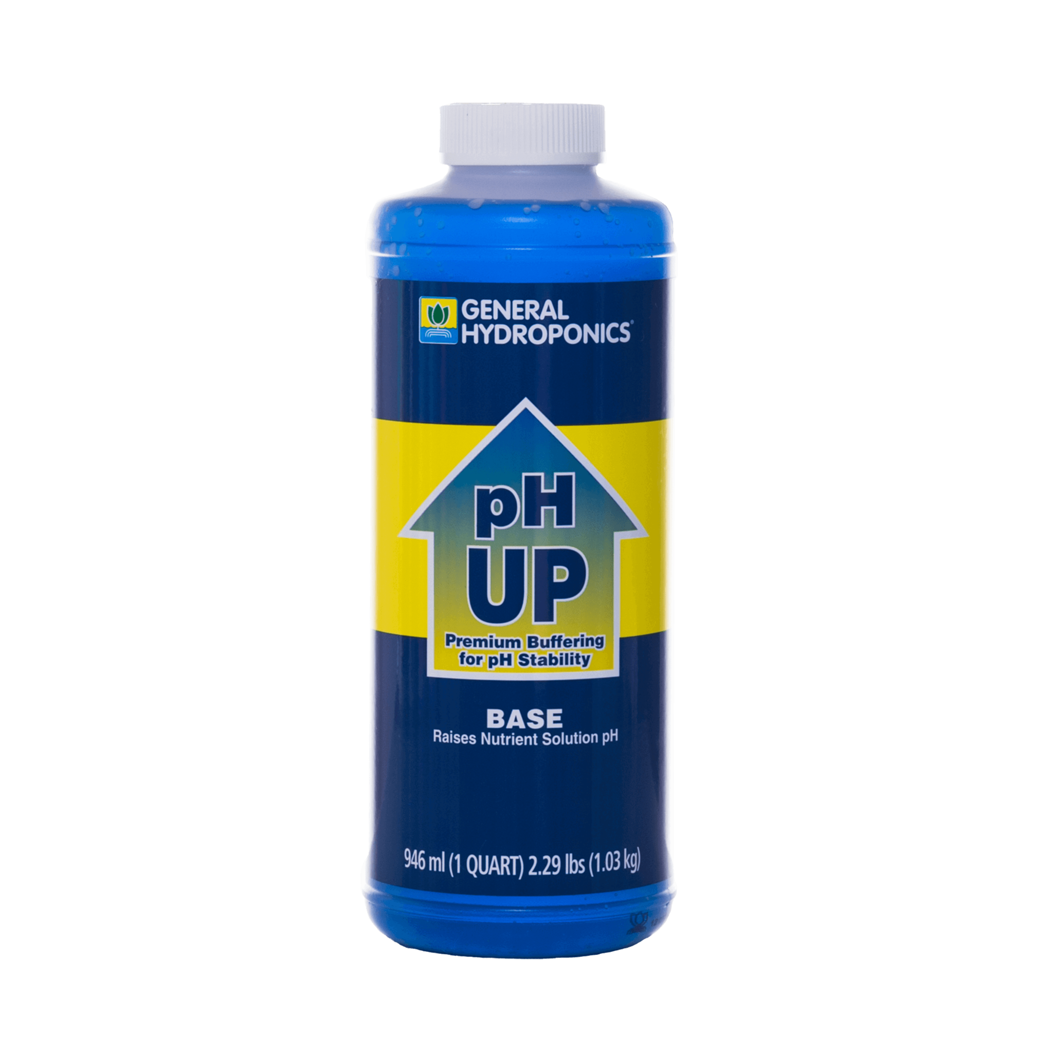 General Hydroponics pH Up Liquid Quart