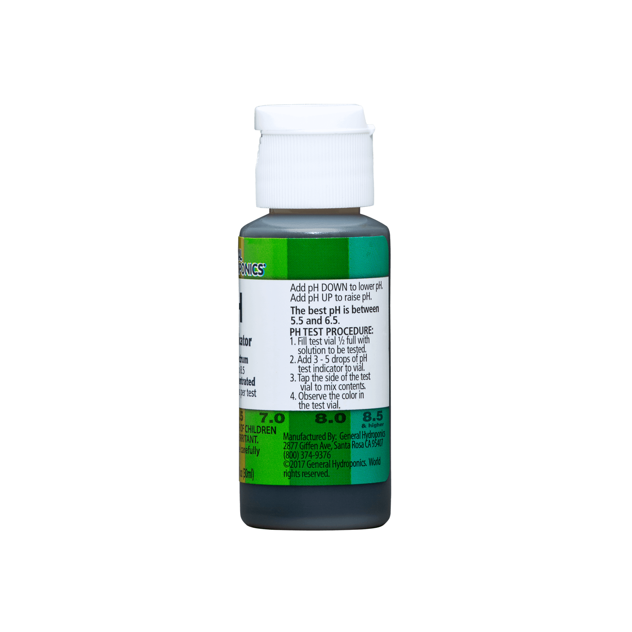 General Hydroponics pH Test Kit 1 oz