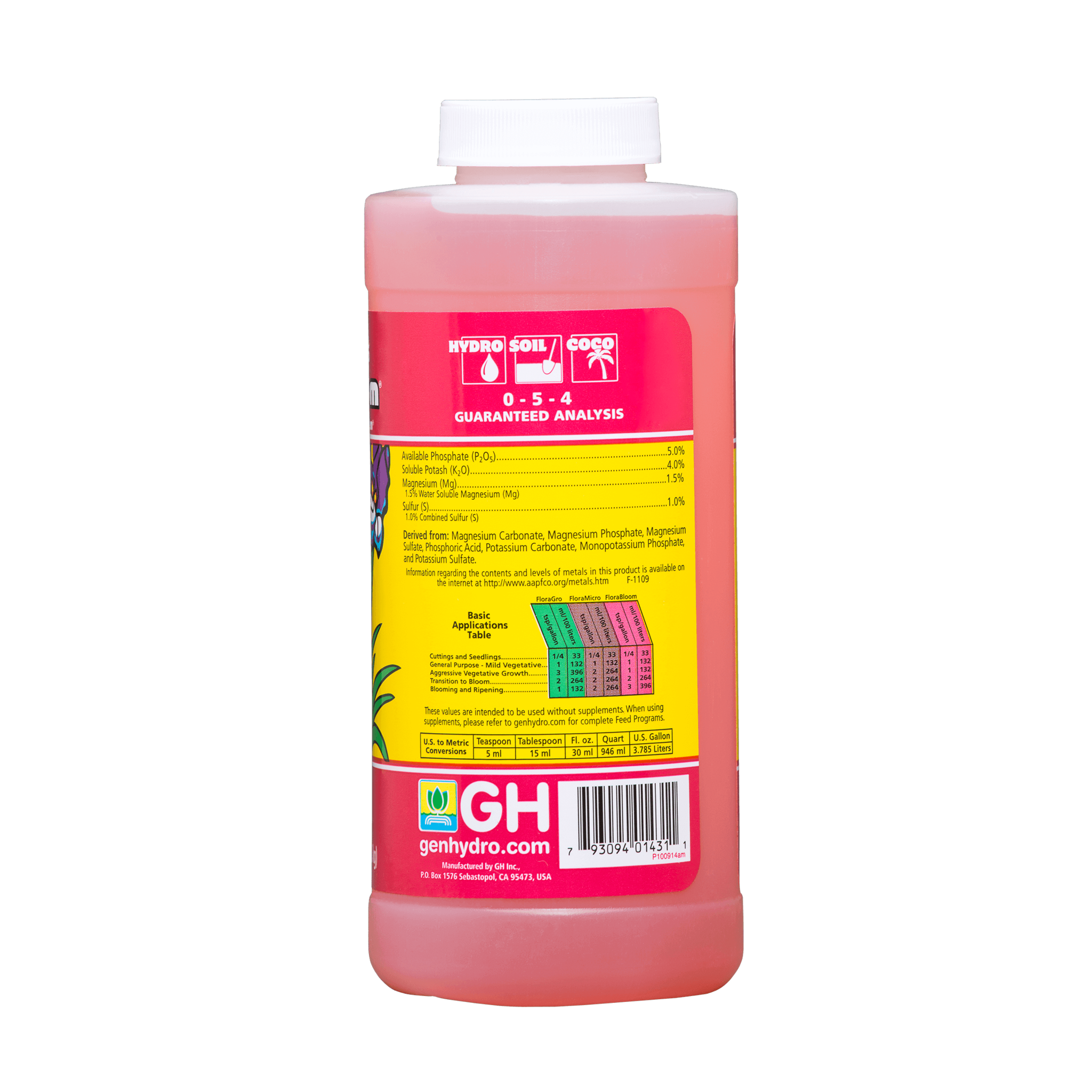 General Hydroponics Flora Bloom Pint