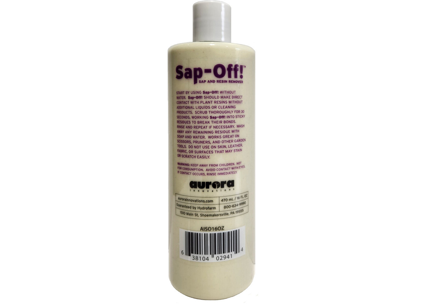 Roots Organics Sap Off Soap 16 oz