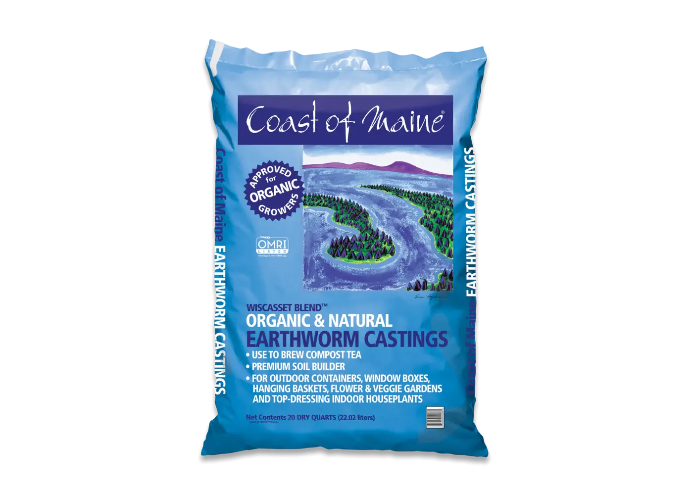 Coast of Maine Wiscasset Earthworm Casting  8qt
