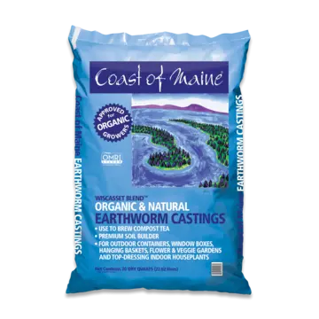 Coast of Maine Wiscasset Earthworm Casting  8qt