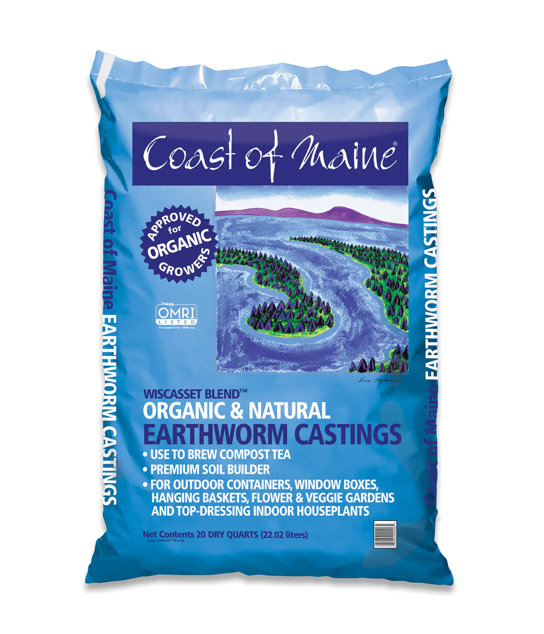 Coast of Maine Wiscasset Earthworm Casting  8qt