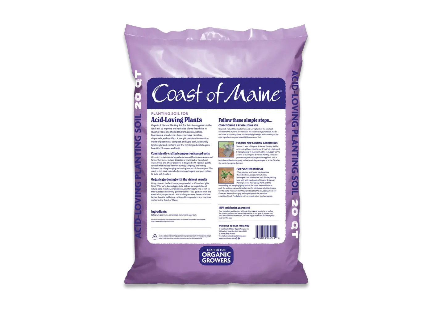 Coast of Maine Acid-Loving Soil 20qt