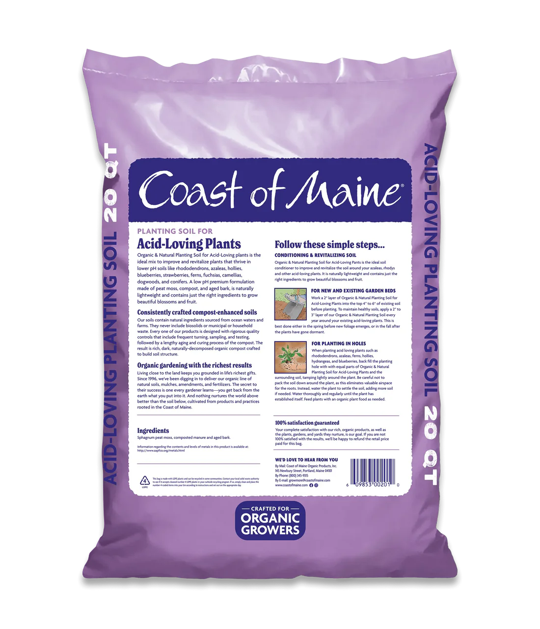 Coast of Maine Acid-Loving Soil 20qt