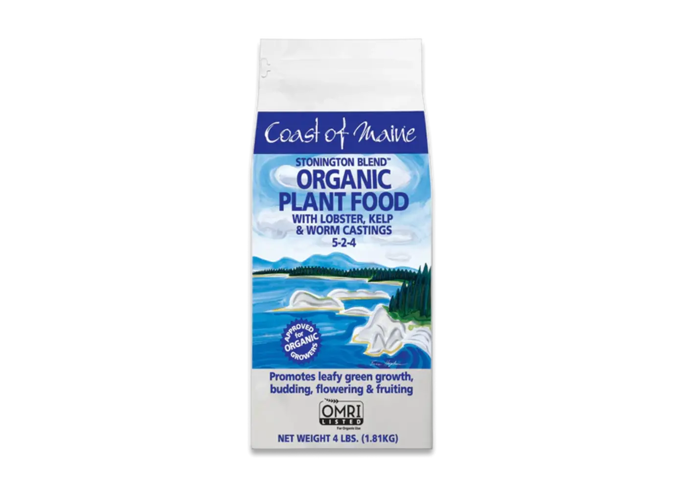 Coast of Maine Organic Plant Food 4lb Stonington Blend
