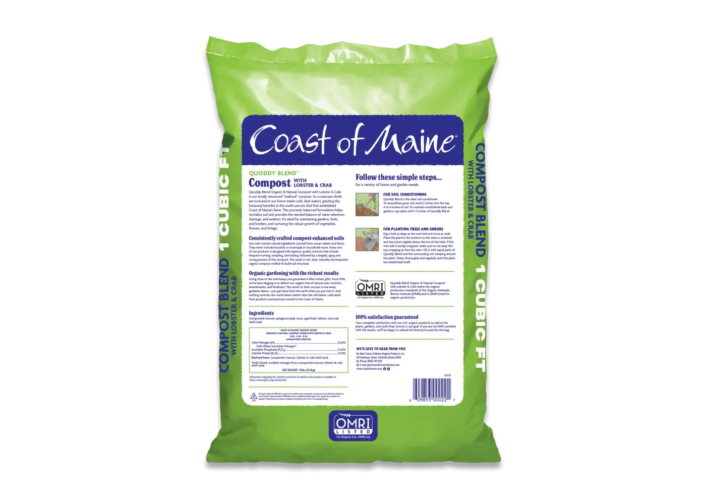 Coast of Maine Lobster Compost 1 cu ft