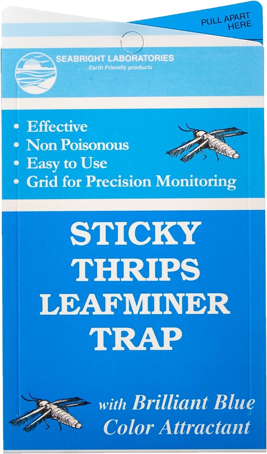 Seabright Sticky Thrip Leafminer Blue Trap 5/Pack