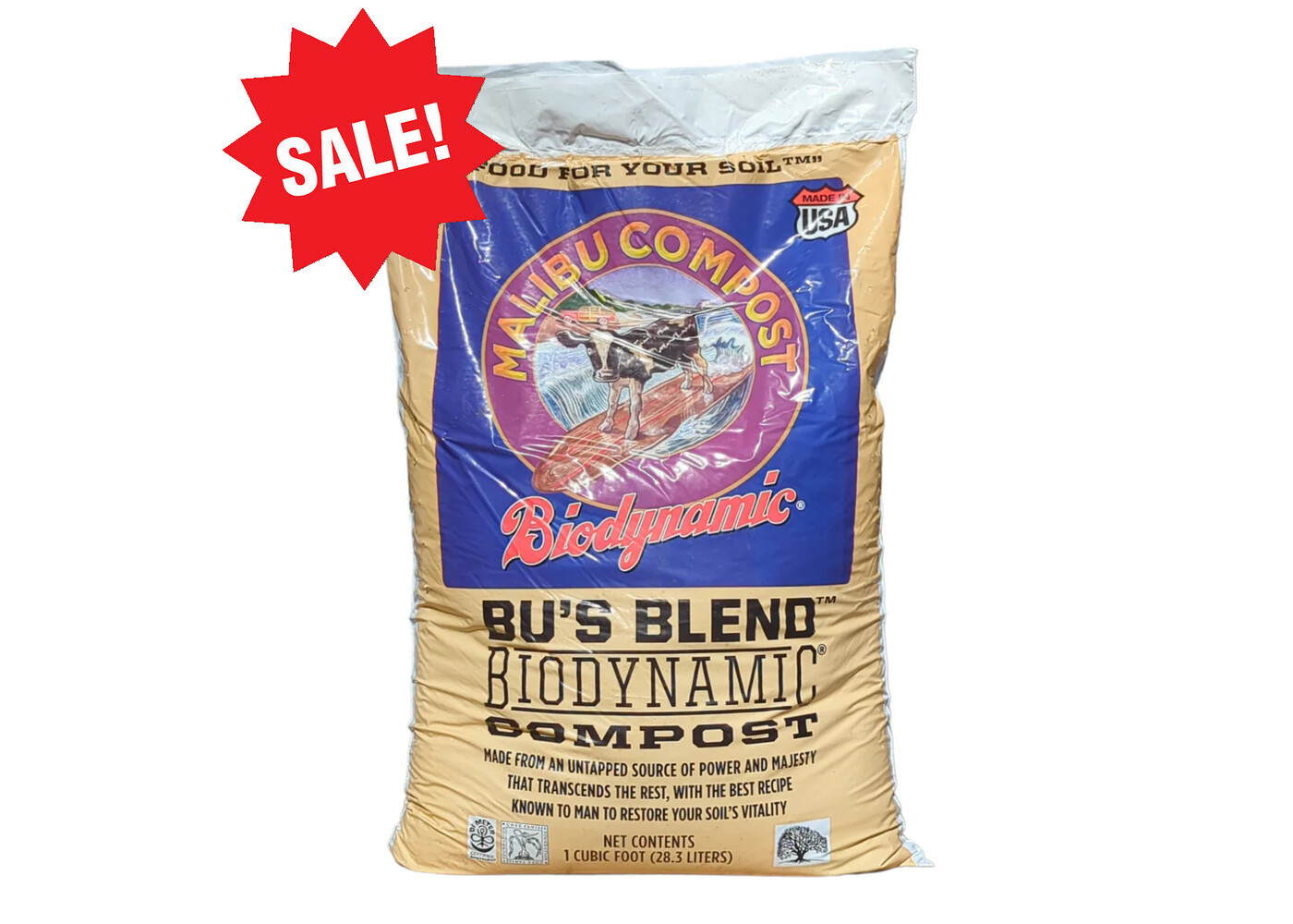 Malibu Compost Malibu Bu's Blend Biodynamic Compost 1 cuft