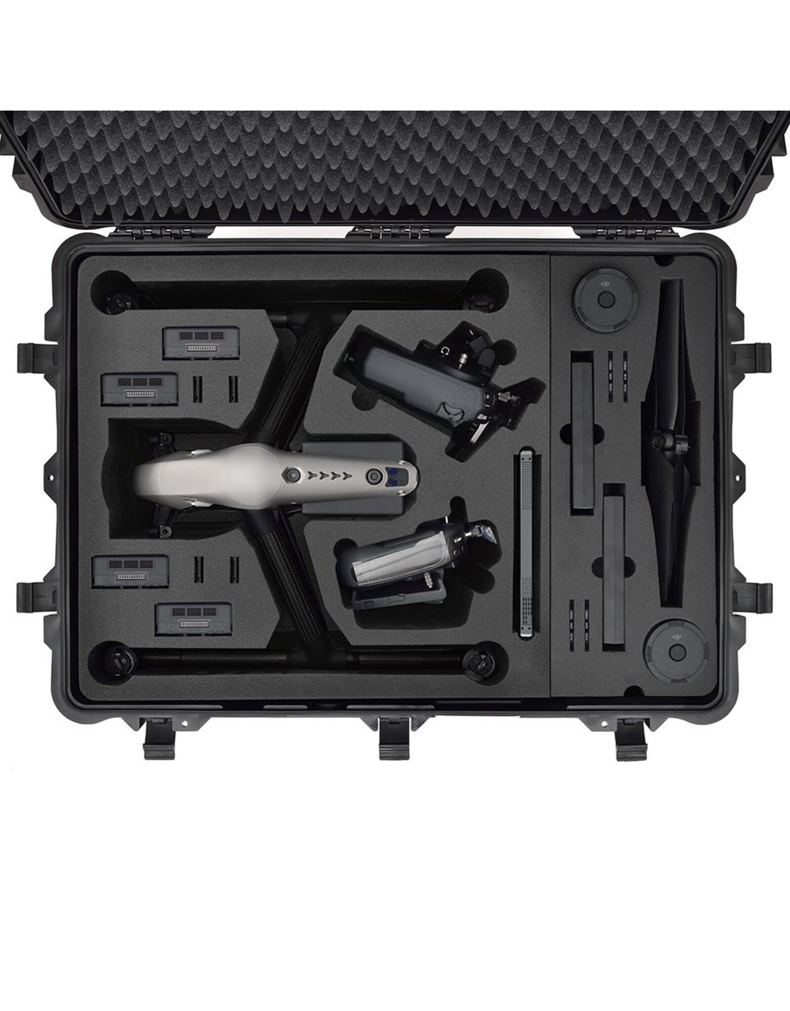 HPRC HPRC Wheeled Hard Case with Foam for DJI Inspire 2