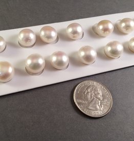 Half Drilled 13-14mm Pearls