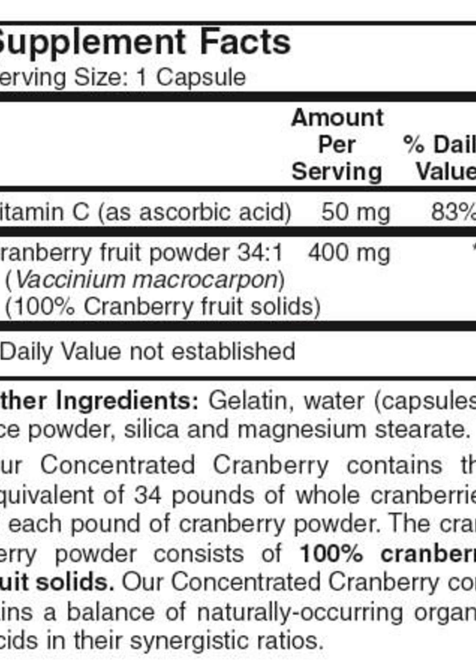 Tian Ming Concentrated Cranberry by Tian Ming Co. (60 Capsules)