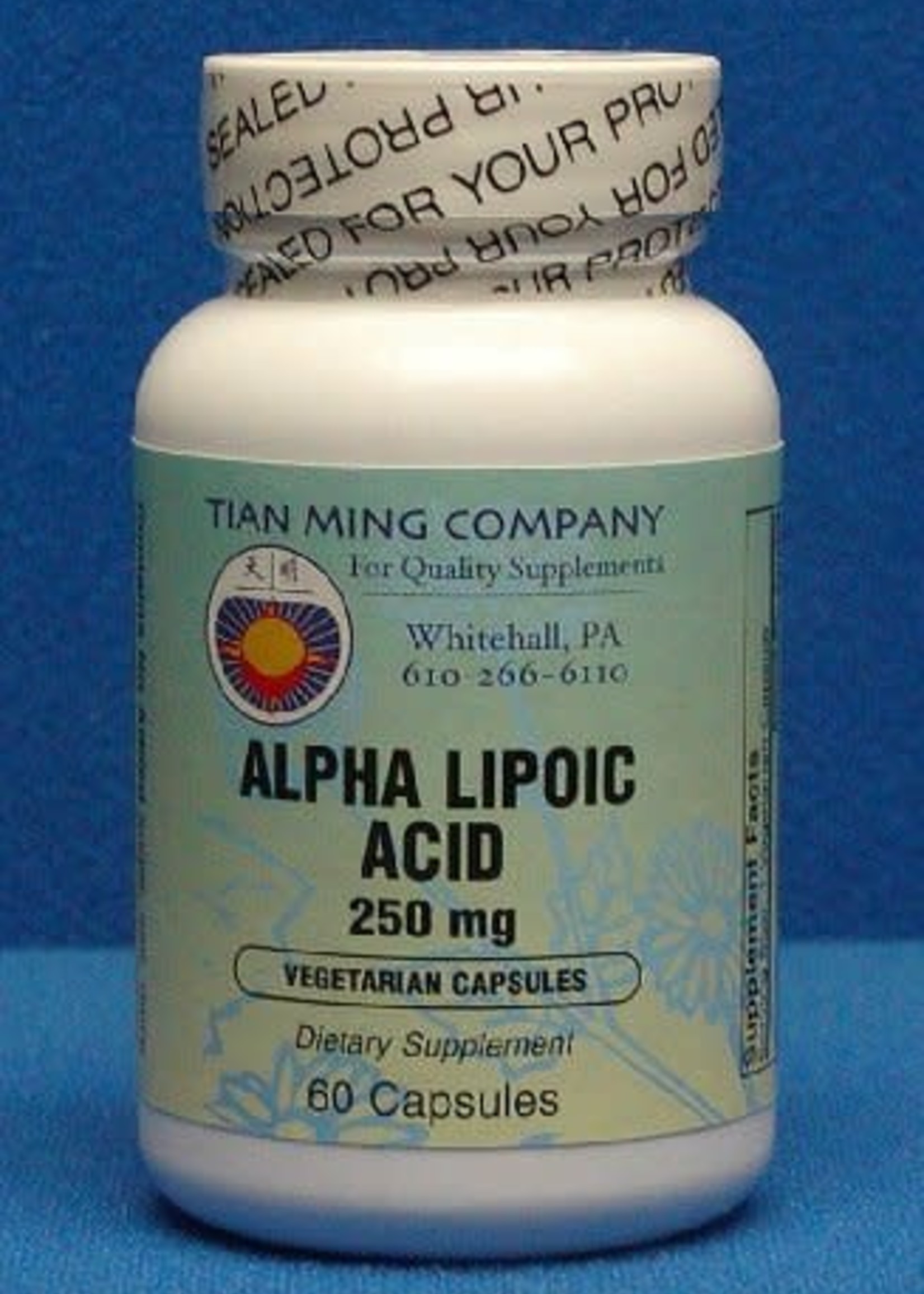 Tian Ming Alpha Lipoic Acid 250 Mg (120 Veg Capsule) by Tian Ming Co.