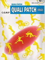 Quali Patch - Cold Pain Relief Patch - 10 Pack - 2 sheets per pack