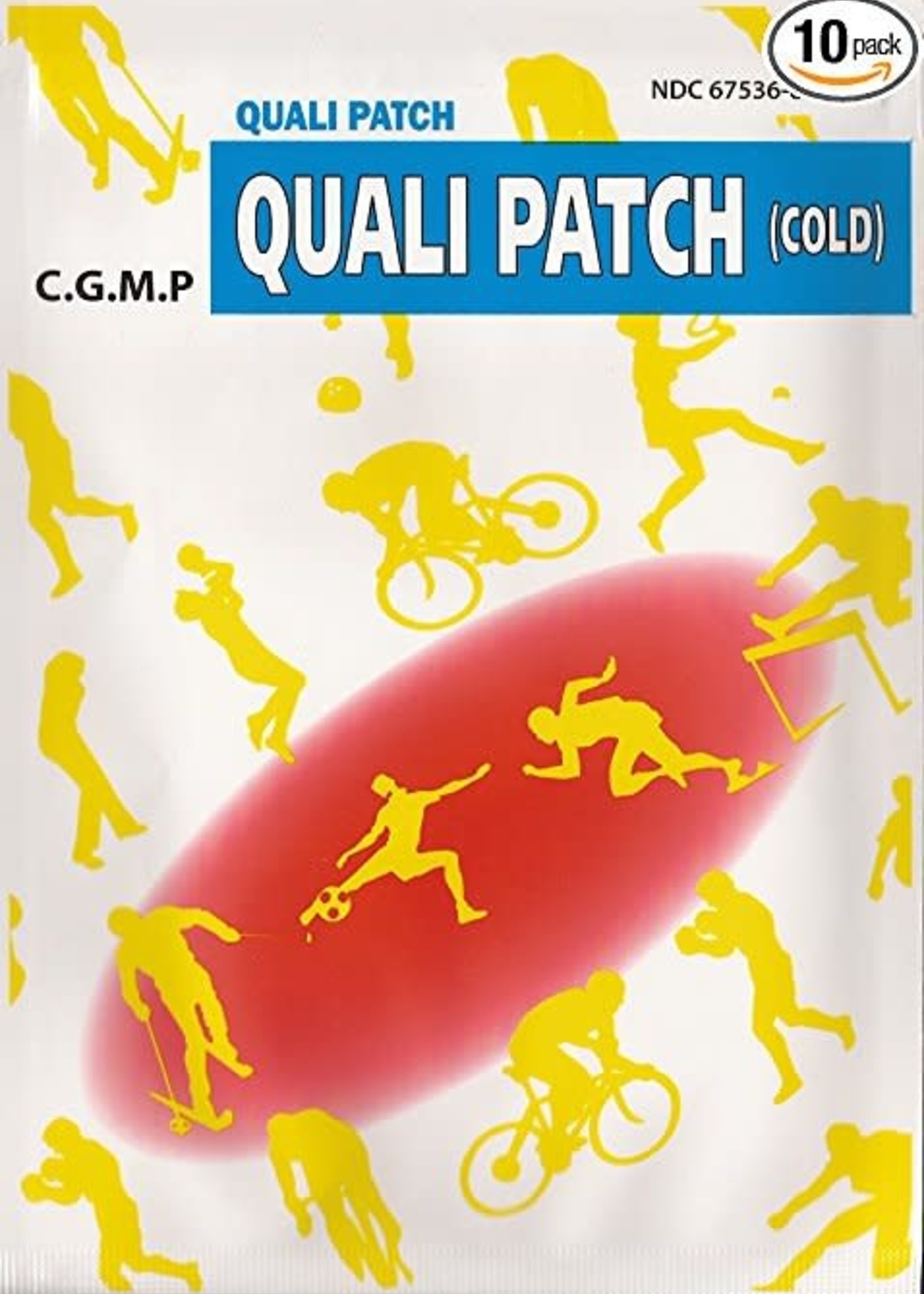Quali Patch - Cold Pain Relief Patch - 10 Pack - 2 sheets per pack