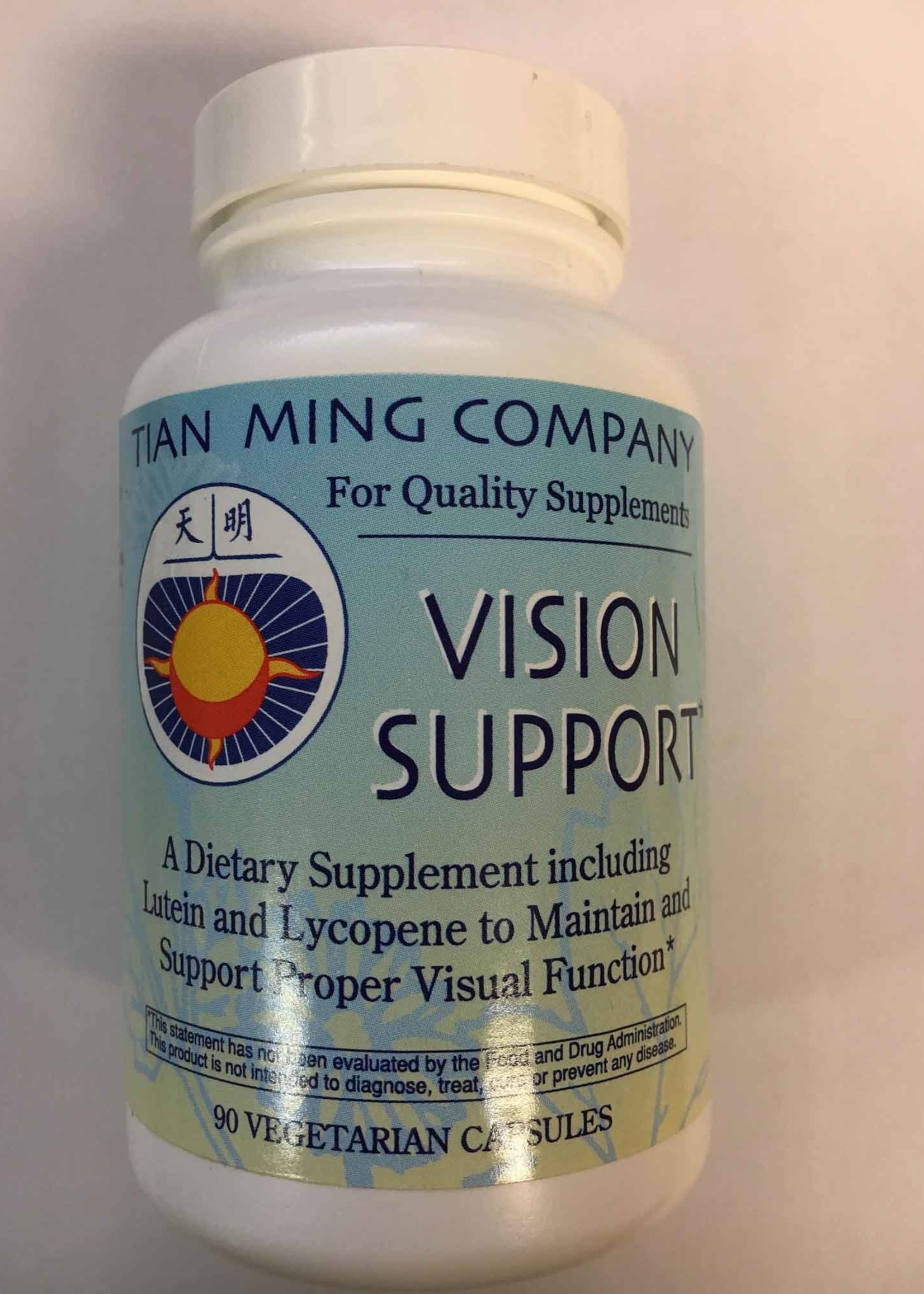 Tian Ming Vision Support (Supplement that includes Lutein & Lycopene) (90 Caps) by Tian Ming Co.