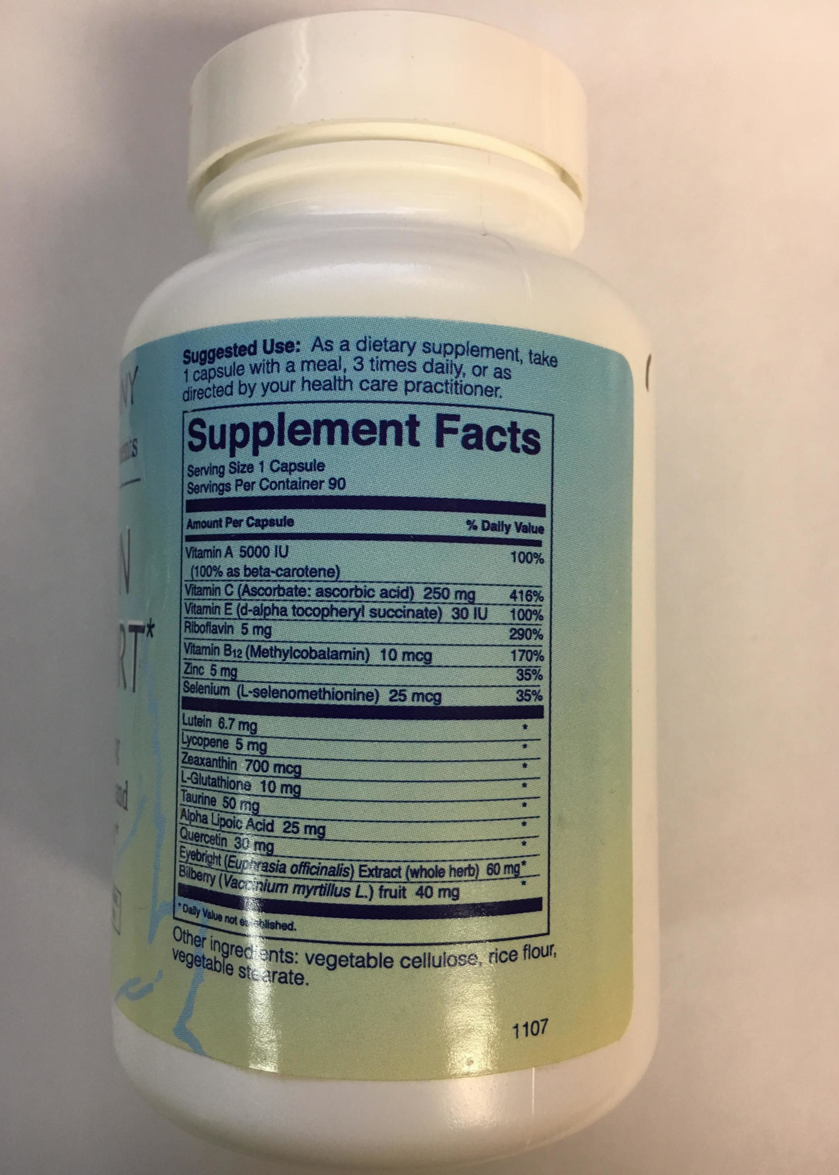 Tian Ming Vision Support (Supplement that includes Lutein & Lycopene) (90 Caps) by Tian Ming Co.