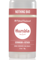 Humble Humble All Natural Deodorant Geranium & Vetiver