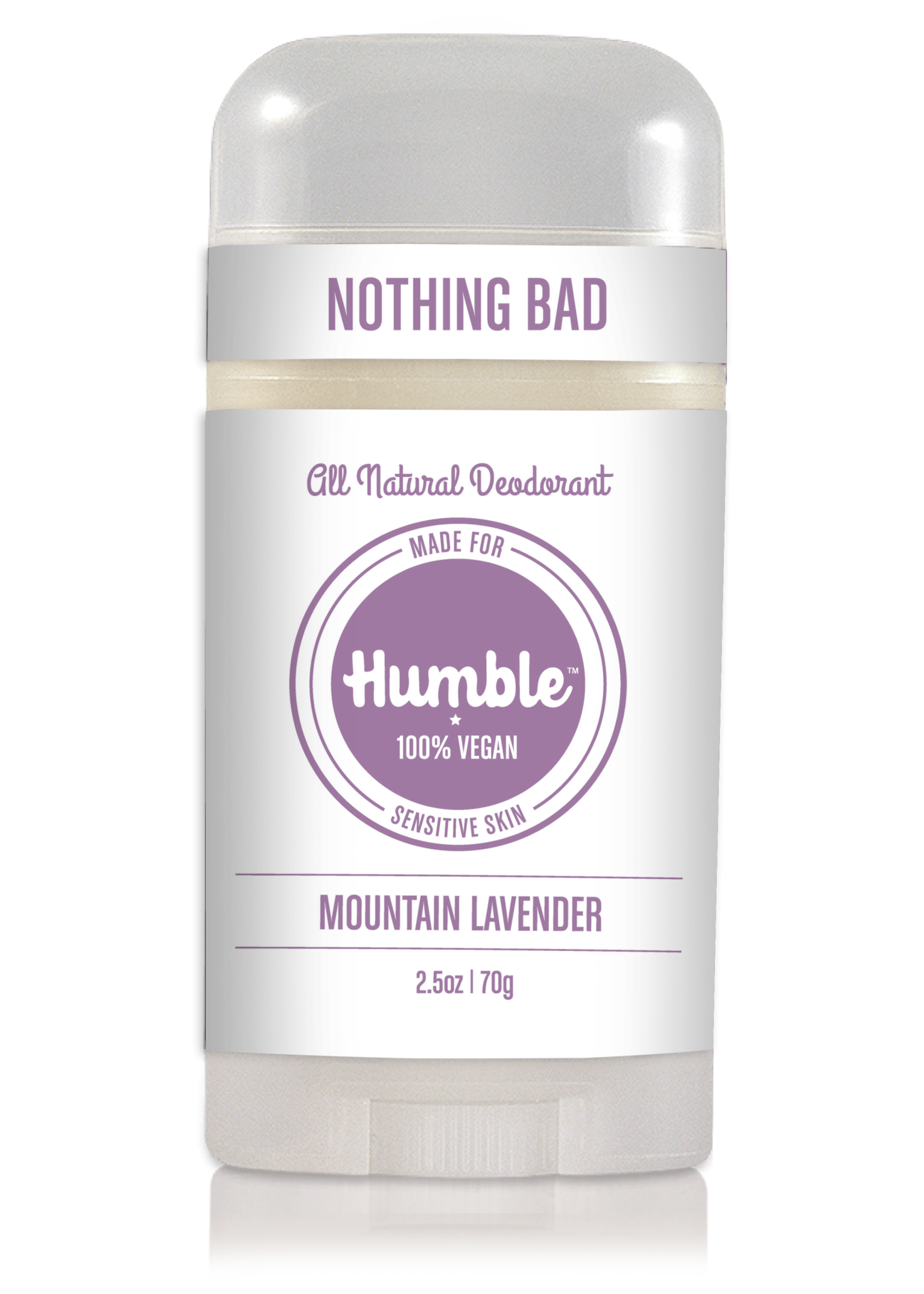 Humble Humble All Natural Deodorant Vegan Sensitive Skin Mountain Lavender