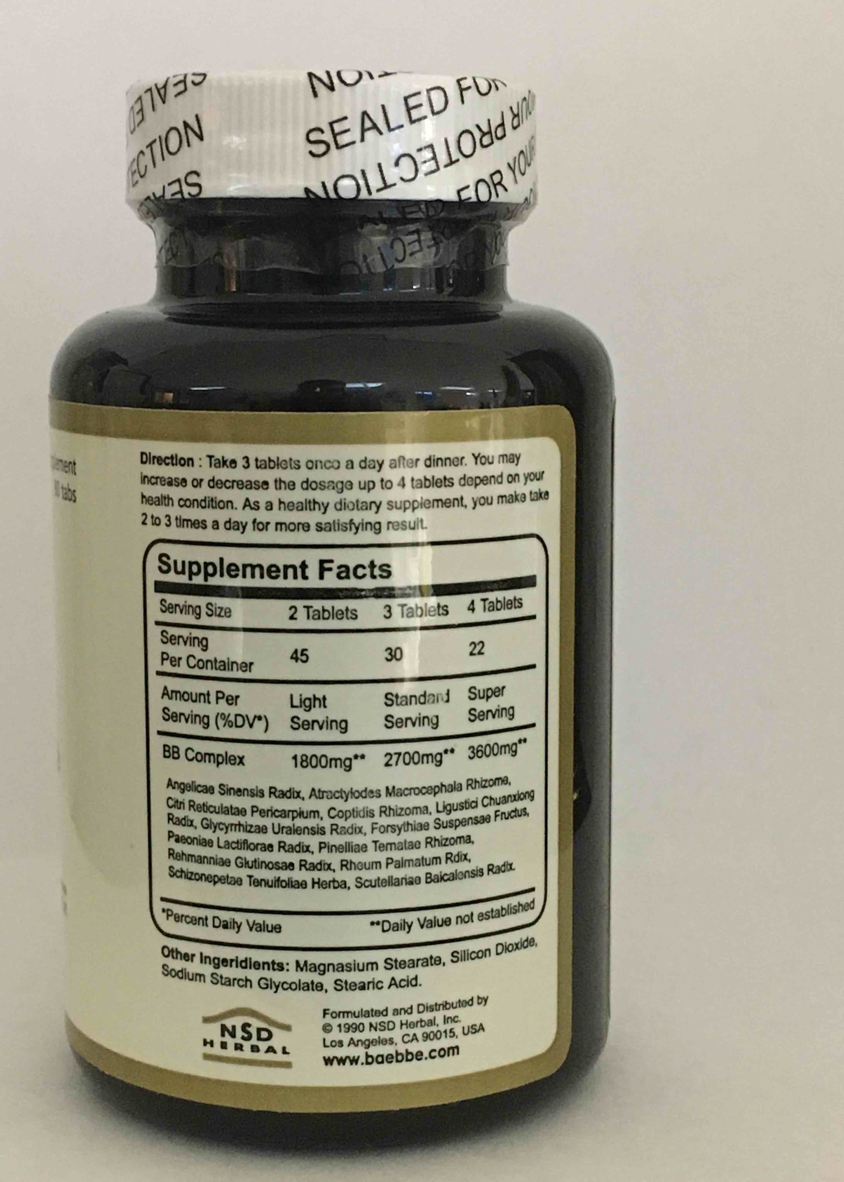 NSD Herbal Baebbe Healthy Intestine, No More Belly Fat