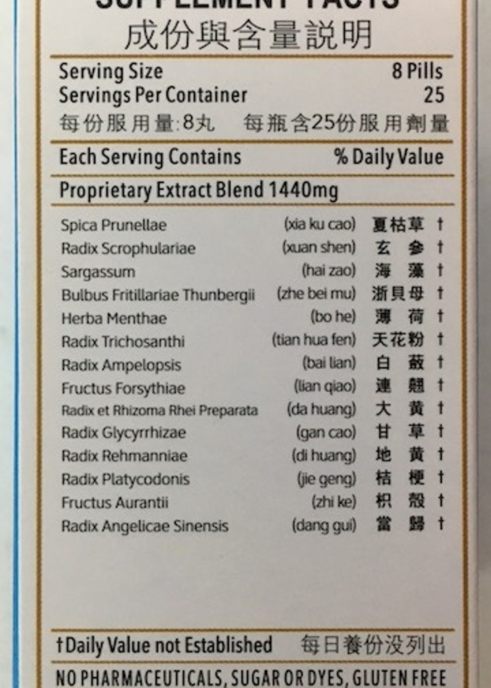 Revive Nei Xiao Luo Li Wan - Reduce Swollen Glands