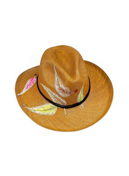 panama hat feather