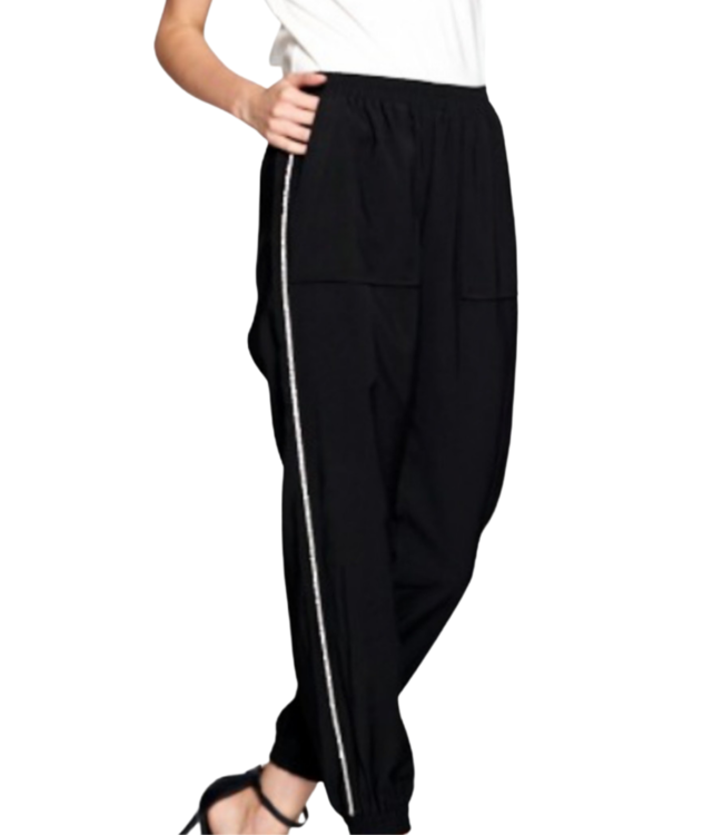 Jogger with Studs Trim