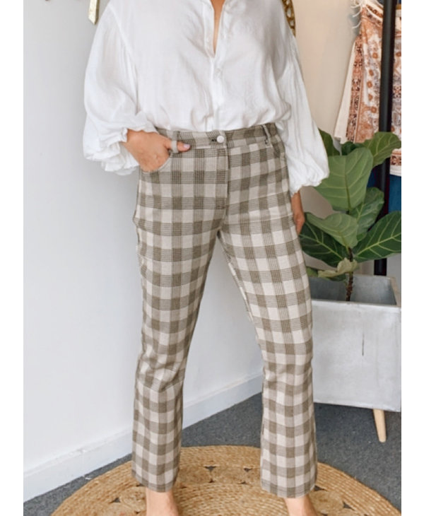Plaid Pants - Passo Boutique