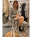 Paisley V-Neck Midi Dress