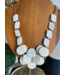 White Round Necklace