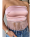 Tube Top With Fringe