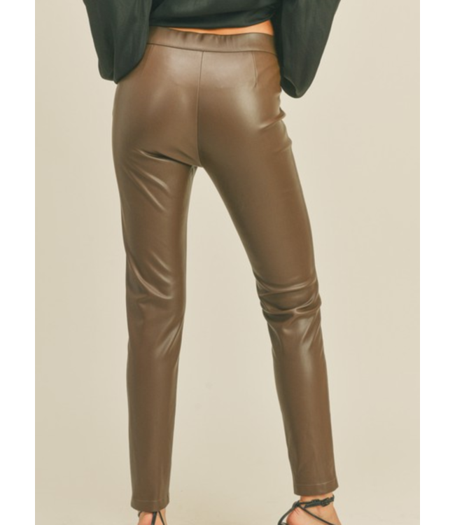 Faux Leather Pants