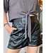 PASSO Faux Leather Shorts