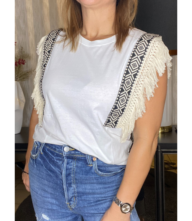 Trimed Knit Top