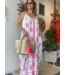 Paisley Pink Maxi Dress