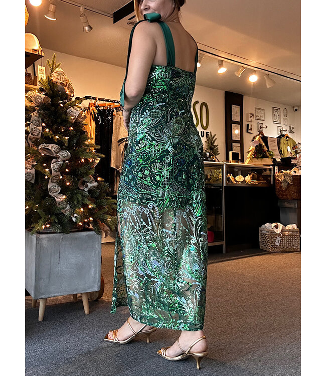 Sequins Maxi Dress