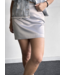 Silver Mini Skirt