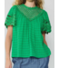 Lace Green Blouse