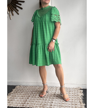 Lace Green Dress