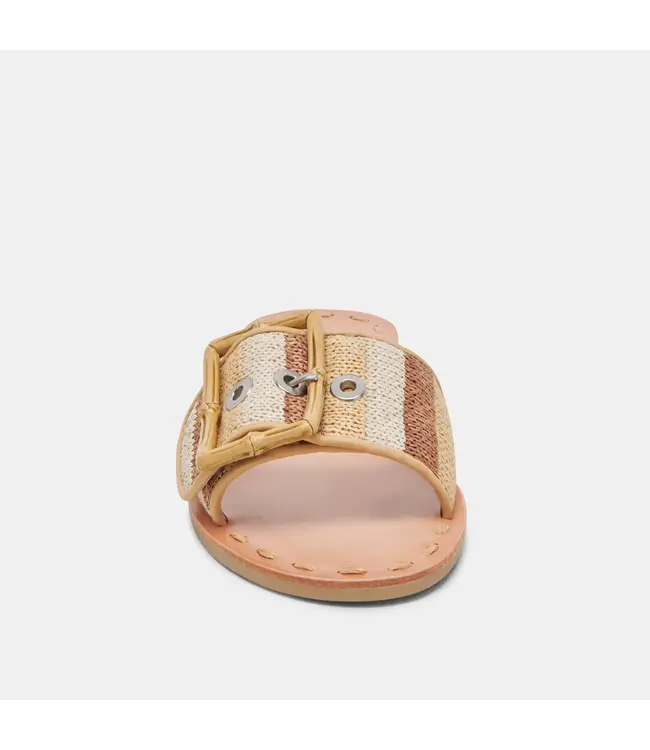 Raffia Buckle Sandal