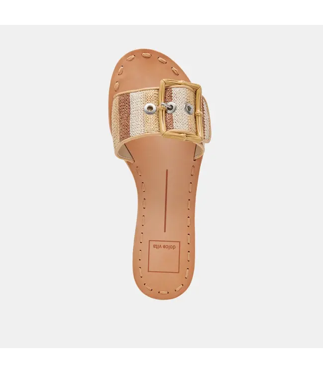 Raffia Buckle Sandal