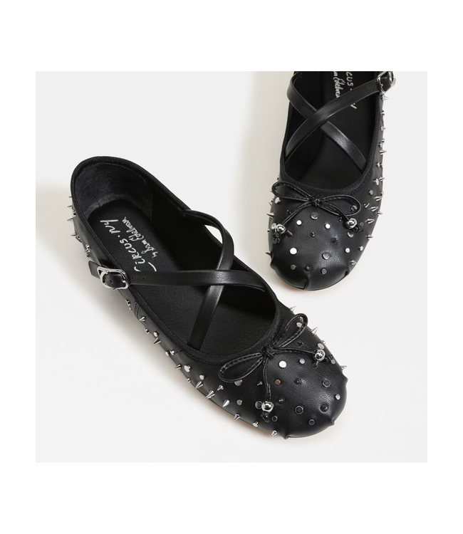 Stud Ballerinas