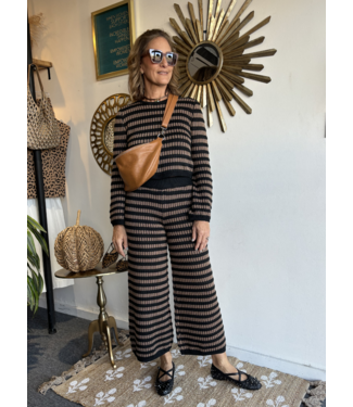 Knitted Stripe Set