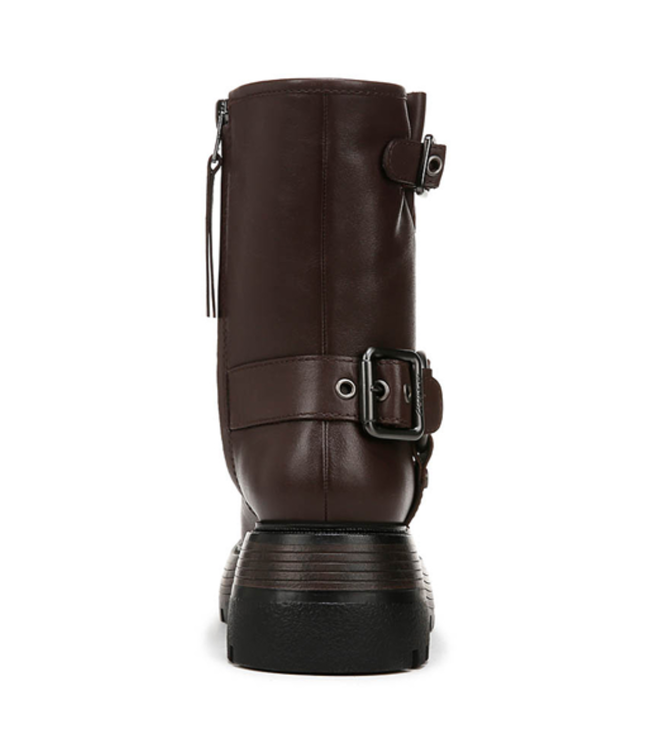Moto Buckle Platform Boot