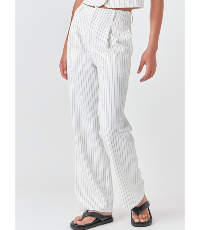 Pinstriped Trousers