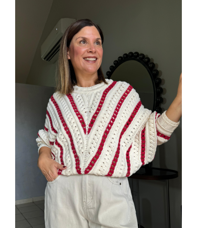 Braided Detail Sweater Top