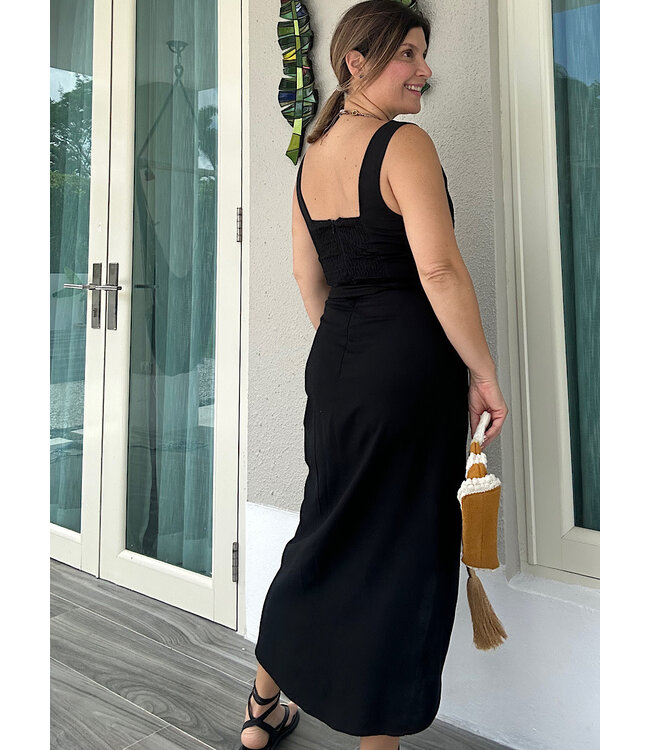 Black Wrap Dress