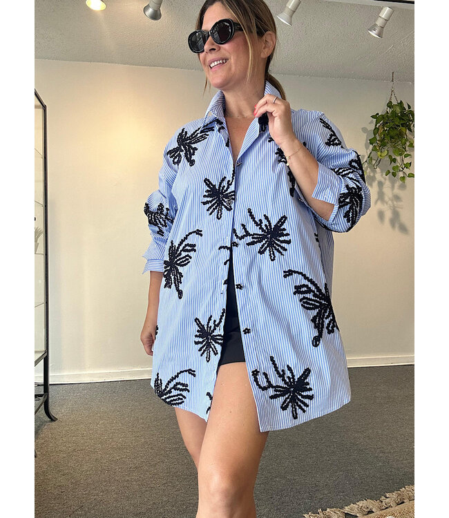 Sequin Palm Shirt